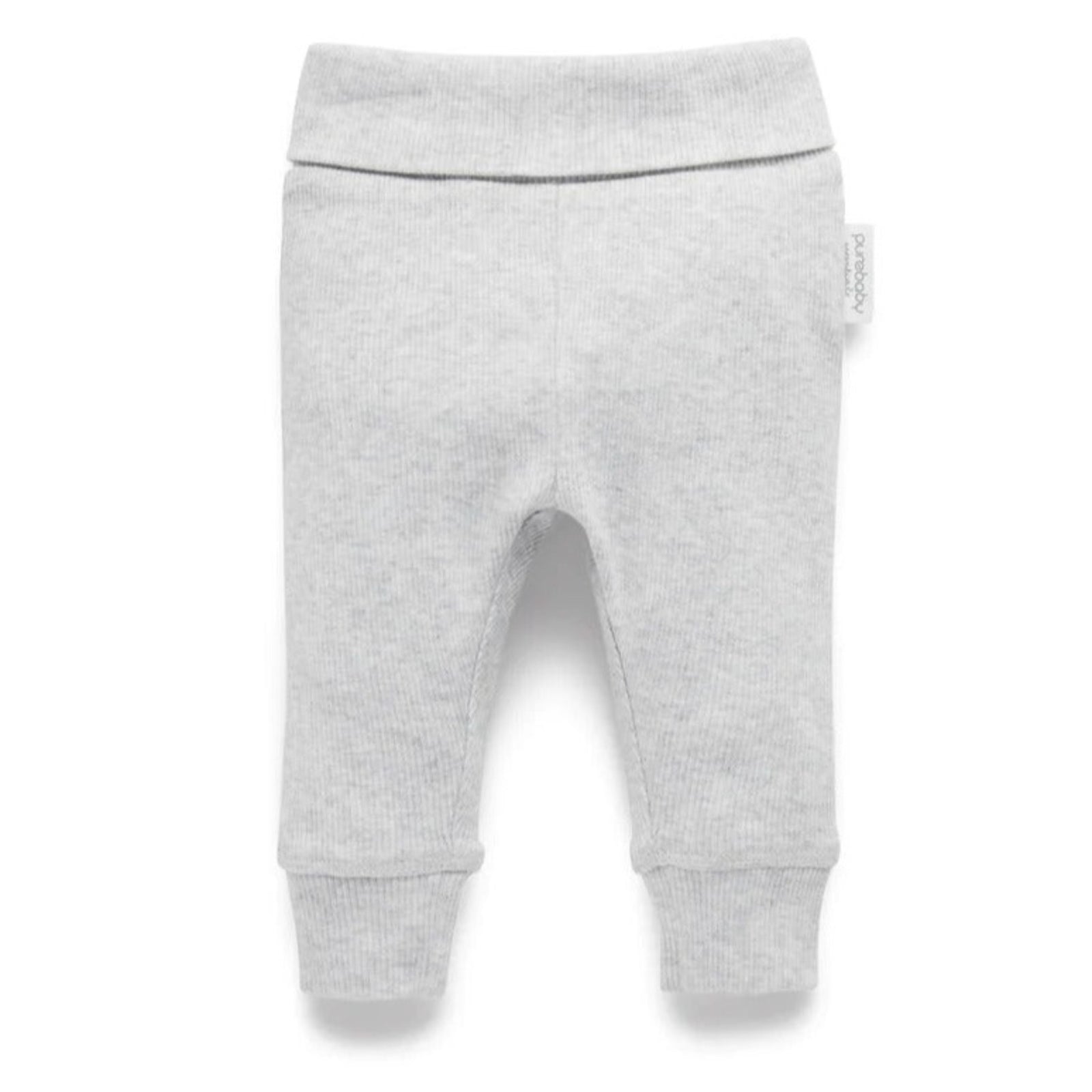 Purebaby Everyday Legging - Pale Grey Melange