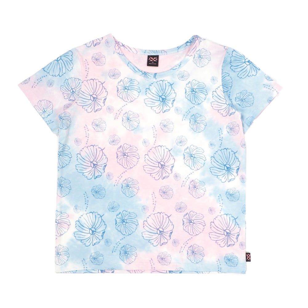 Alphabet Soup Peace Flower TD Teen - Peace Tie Dye