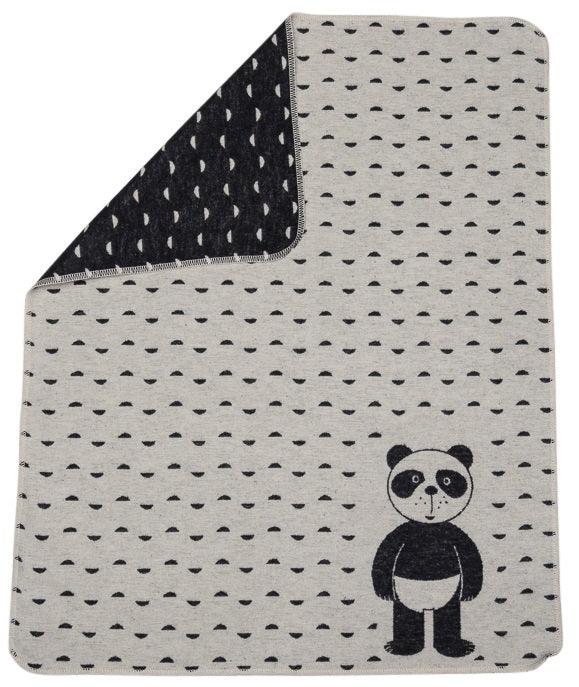 David Fussenegger Off White Panda Panda Bear Juwel Bassinet Blanket - Blanket - David Fussenegger