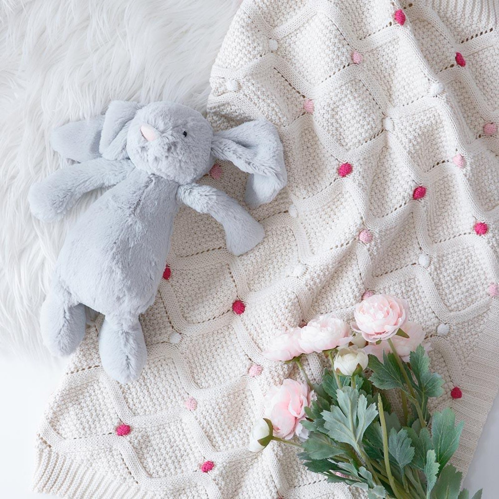 Di Lusso Lucy Baby Blanket - Pink - Blanket - Di Lusso