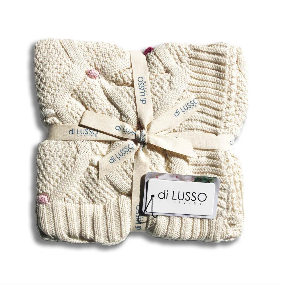 Di Lusso Lucy Baby Blanket - Pink - Blanket - Di Lusso