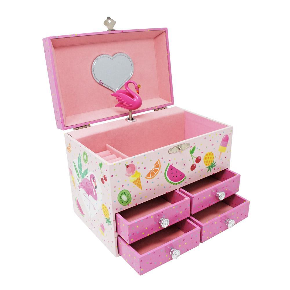 Fabulous Flamingo Music Box - Medium - music box - Pink poppy