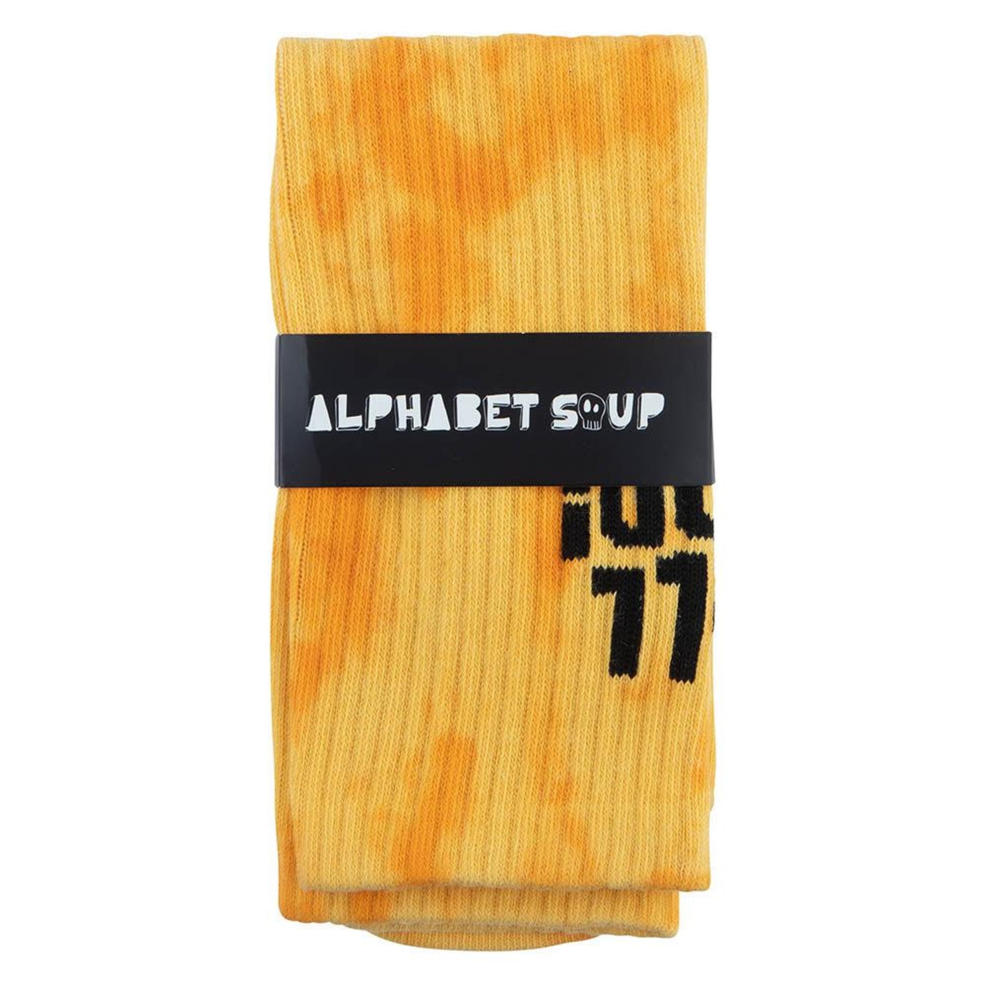 Alphabet Soup Boys Gnarley Socks - Yellow/Black