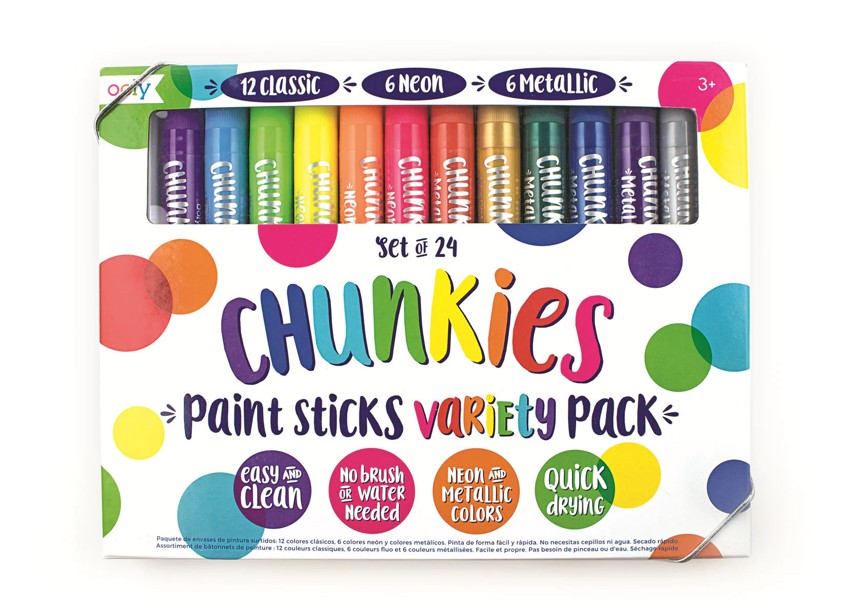 Chunky Paint Sticks Set 24