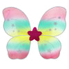 Pink Poppy Rainbow Butterfly Wire Wings