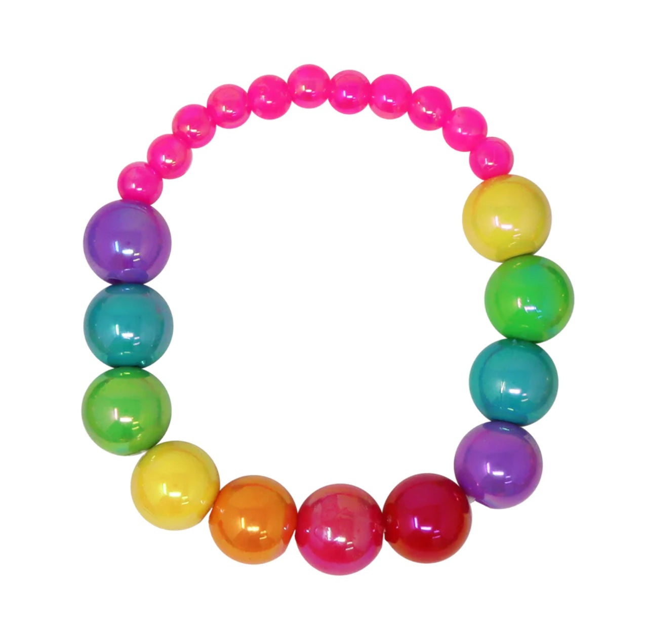 Rainbow Beads Bracelet