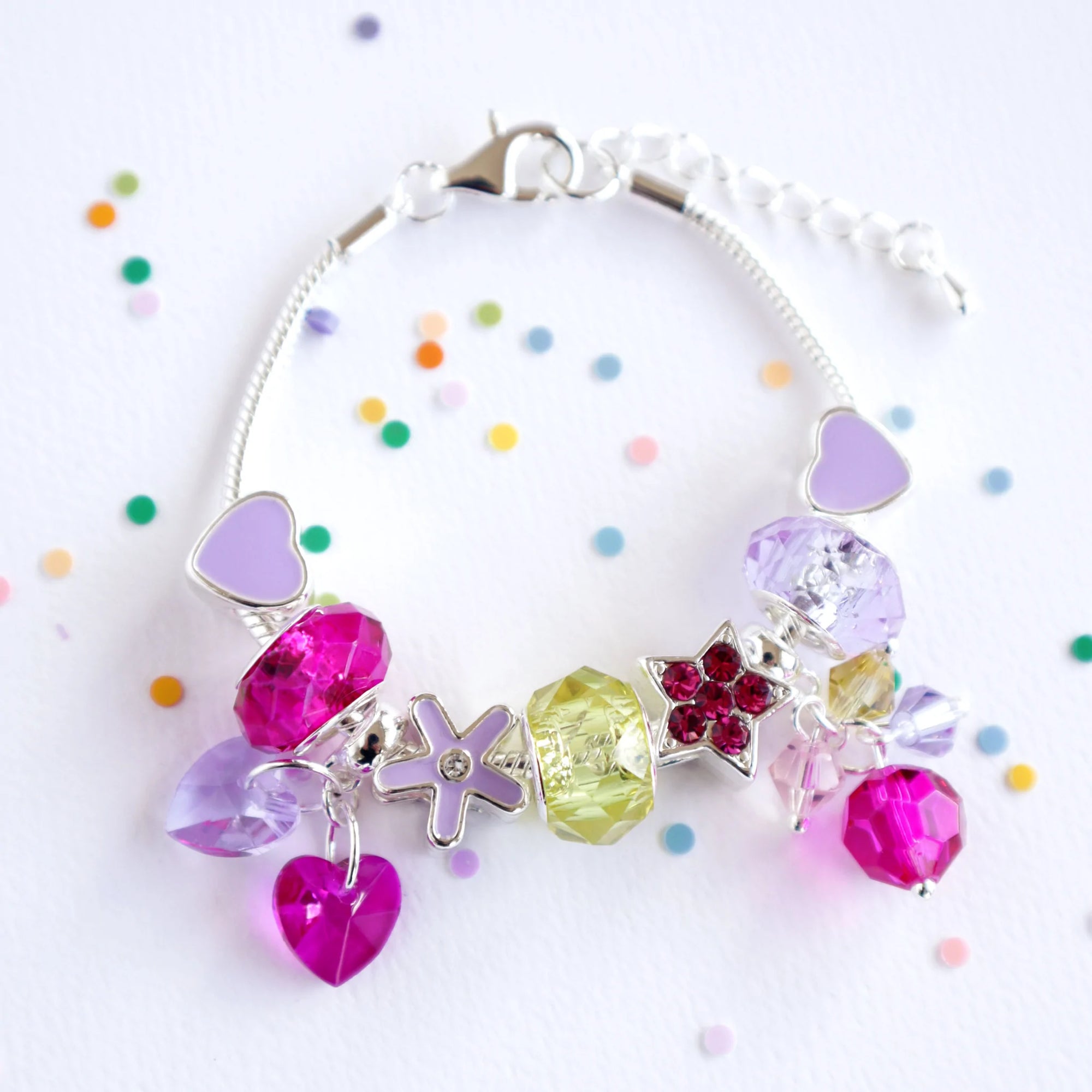 Lauren Hinkley Love and Sparkle Charm Bracelet