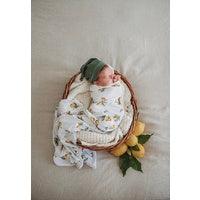 Lemon - Snuggle Hunny Baby Jersey Wrap & Beanie Set - Baby Swaddle - Snuggle Hunny Kids