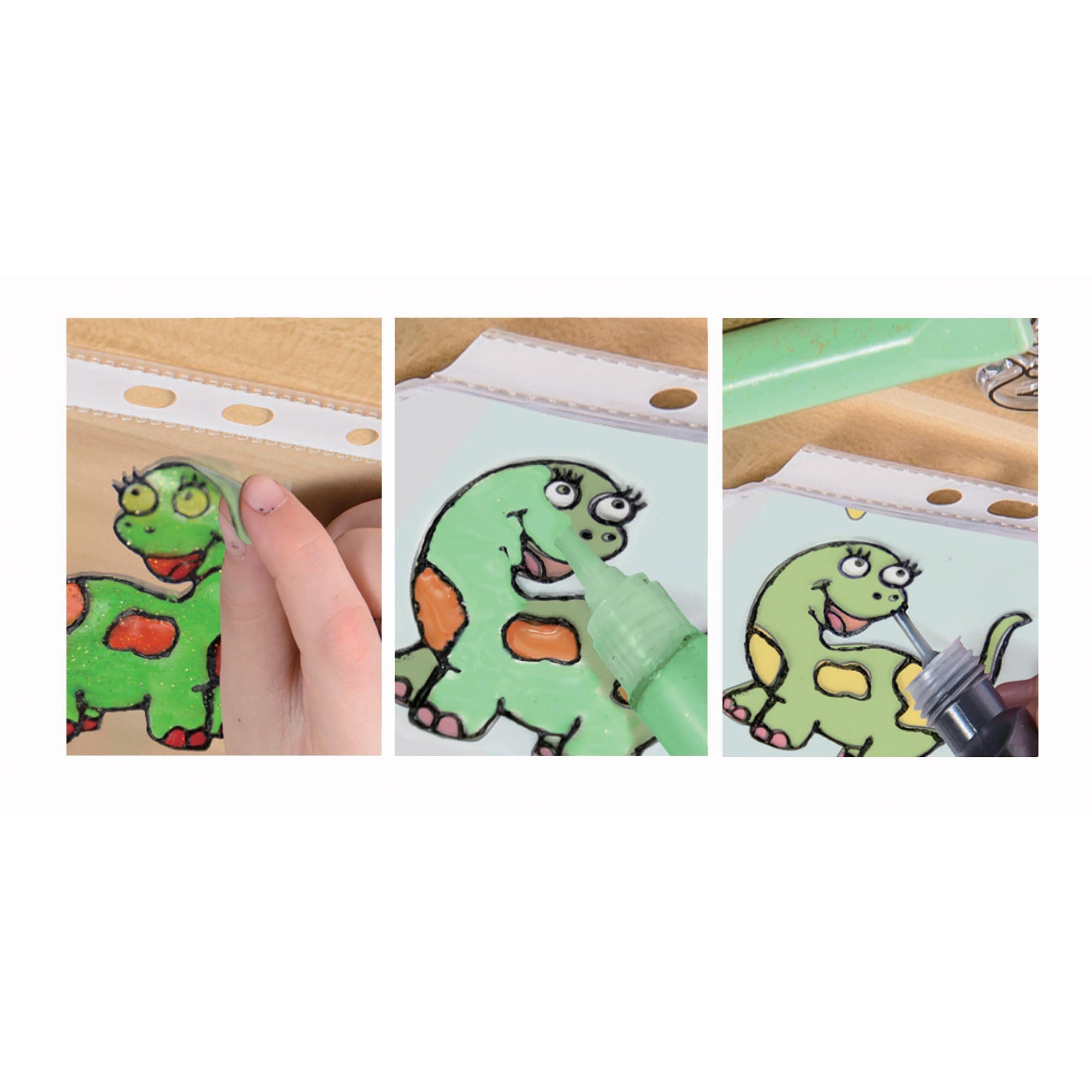 Make Your Own Suncatcher Kit - Dinosaur - dinosaur - Independence studios