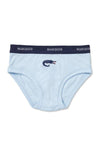 Marquise Boys Crocodiles 2 Pack Underwear - Blue/Grey Marle - Boys underwear - Marquise