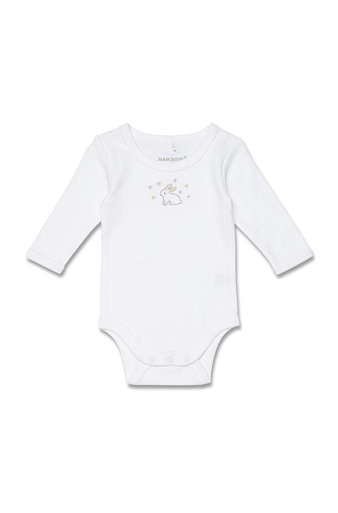 Marquise Bunny Bodysuit and Yellow & Grey Leggings