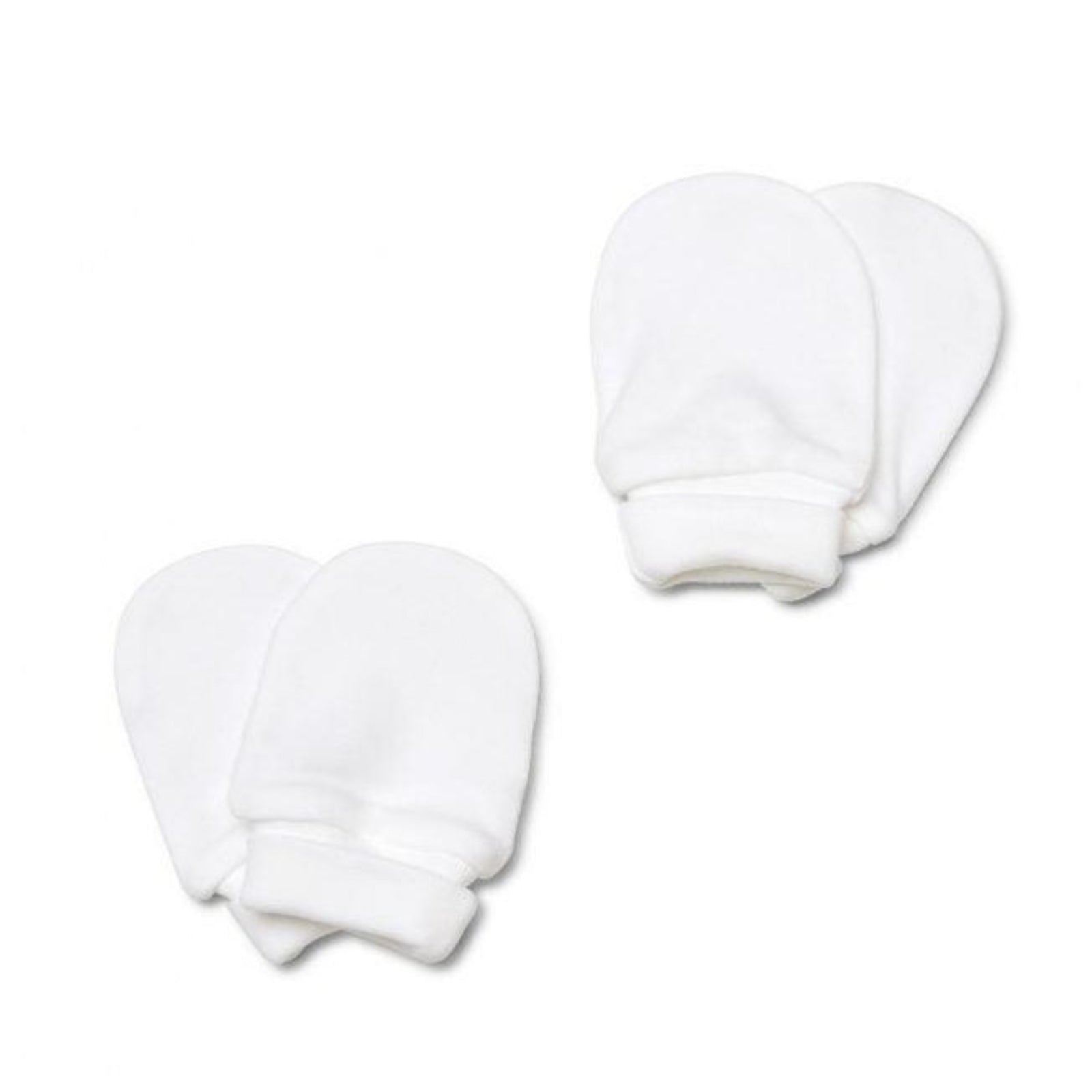 Marquise Newborn Mittens 2 pack - White - Baby - marquise