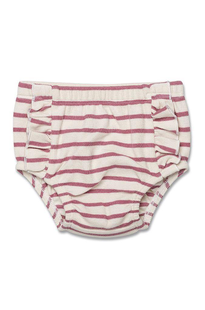 Marquise Pink Stripe Nappy Cover - Baby & Toddler Bottoms - Purebaby