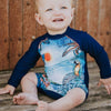 Matt Long Sleeve Sunsuit - baby swim - Bebe by Minihaha