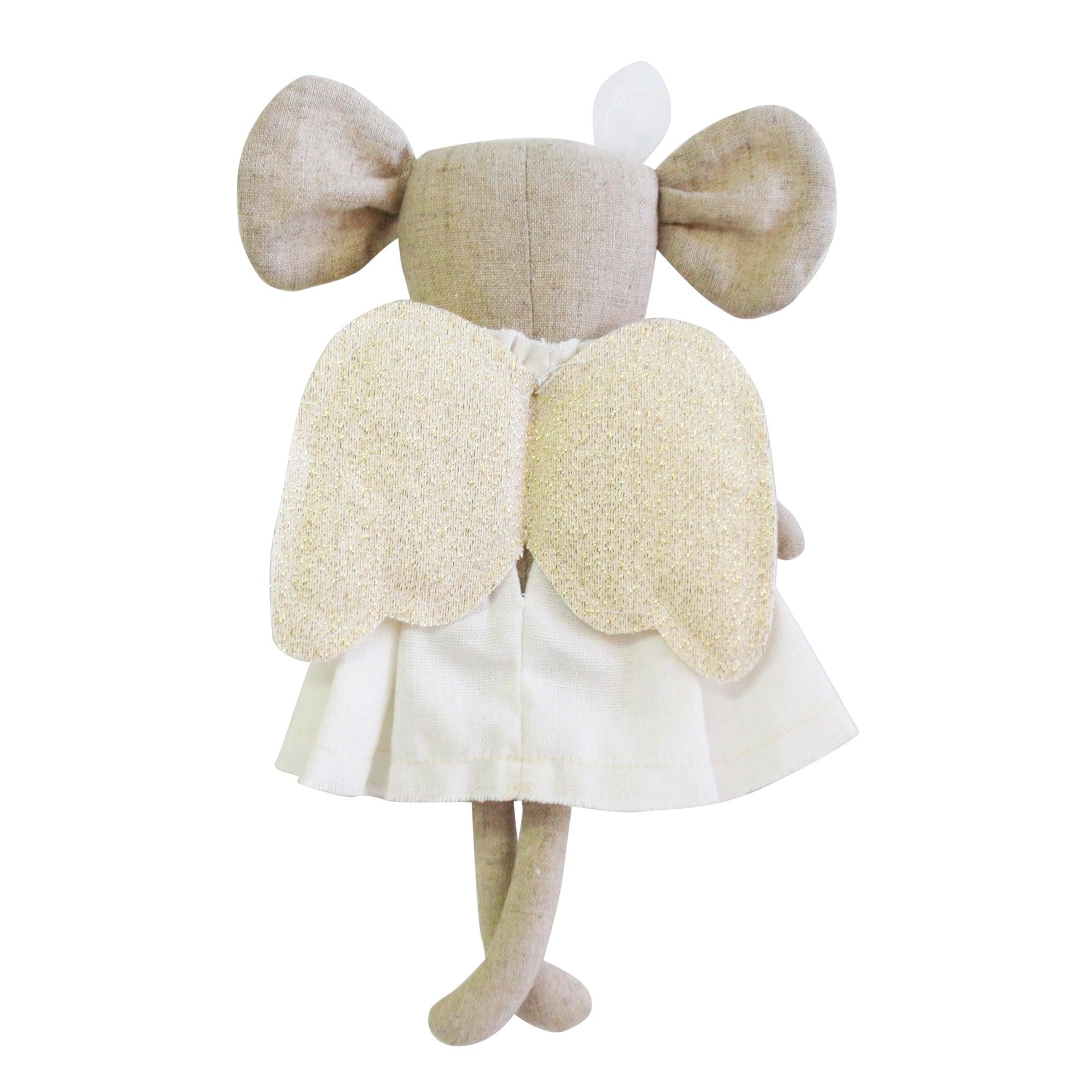 Mini Angel Baby Mouse - Ivory Gold -  - alimrose