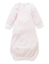 Newborn Sleep suit Melange Stripe  - Pale Pink - Sleep suit - Purebaby