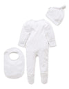 Purebaby 3 Piece Set - Pale Pink Spot - Baby - Purebaby