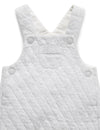 Purebaby Quilted Overall - Soft Grey Melange - Baby Overall - Purebaby