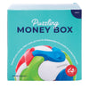 Puzzling Money Box - Multicoloured 16cm - money box - Independence studios