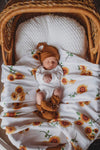 Sunflower - Snuggle Hunny Organic Muslin Wrap - Baby Wrap - Snuggle Hunny Kids