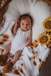 Sunflower - Snuggle Hunny Organic Muslin Wrap - Baby Wrap - Snuggle Hunny Kids