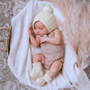 White - Snuggle Hunny Diamond Knit Baby Blanket - Blanket - Snuggle Hunny Kids