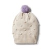 Wilson &amp; Frenchy Knitted Hat - Oatmeal Melange - hats and beanie - wilson &amp; Frenchy